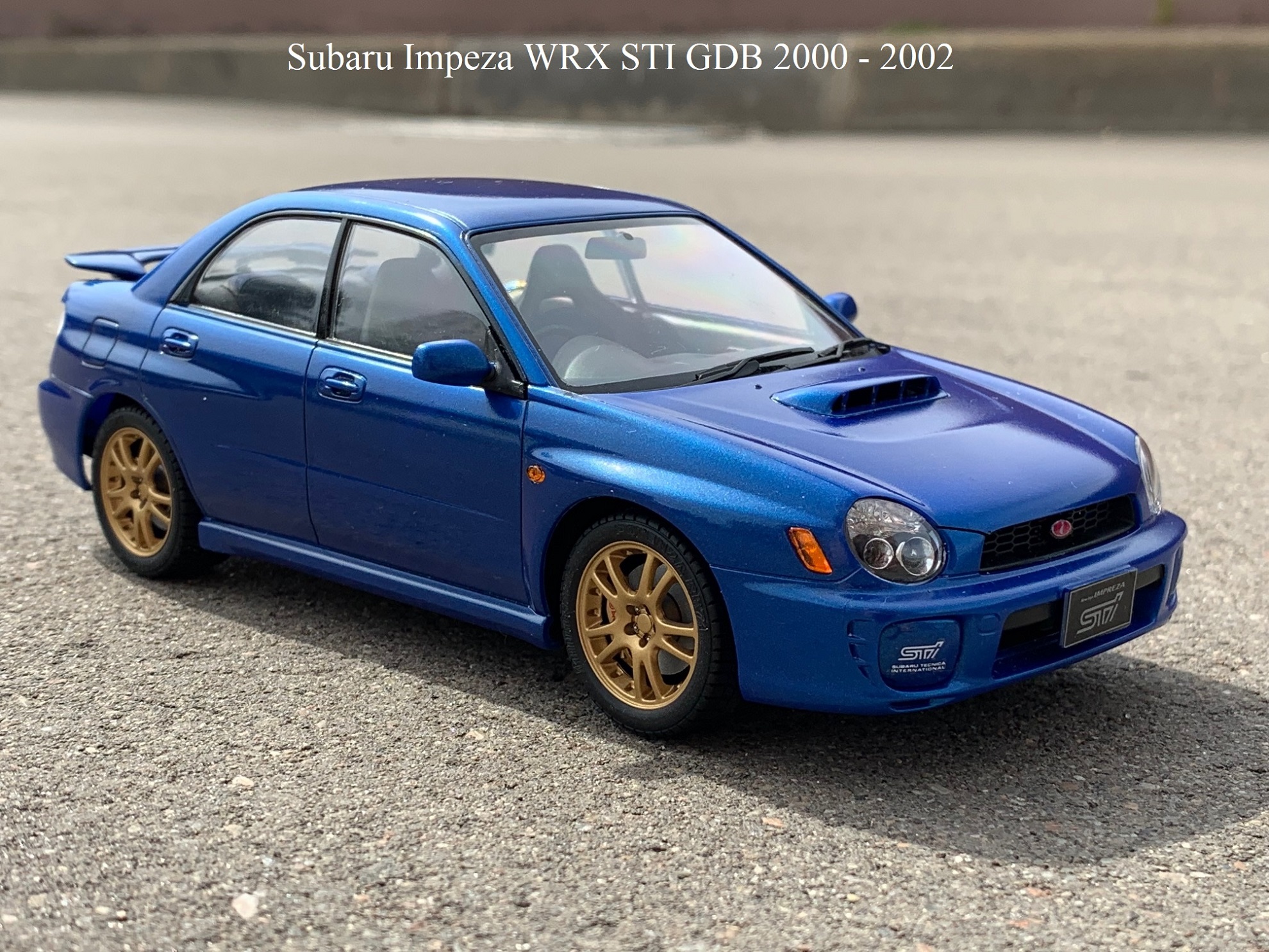 Subaru Impreza WRX STI GD (B) 2000 - 2002 — Каропка.ру — стендовые модели,  военная миниатюра