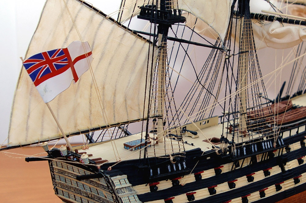 Флагманский корабль адмирала Нельсона «Виктори» 1/180