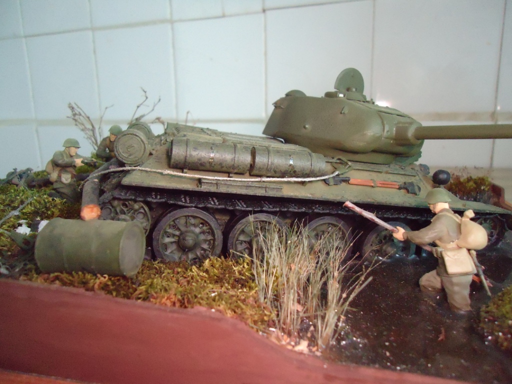 Т-34-85 - застрял...