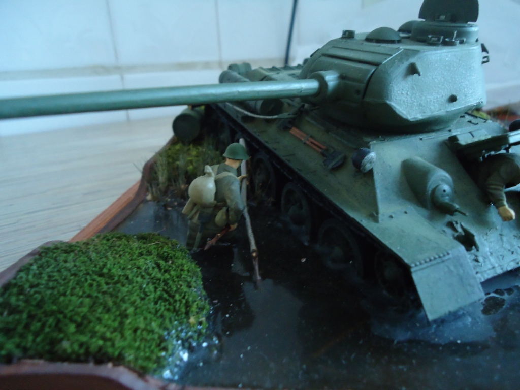 Т-34-85 - застрял...
