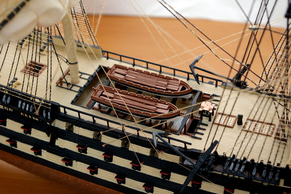 Флагманский корабль адмирала Нельсона «Виктори» 1/180