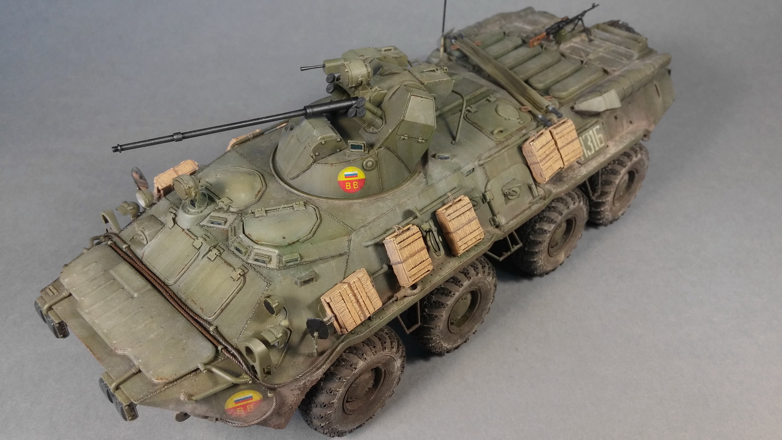 БТР-80А — Каропка.ру — стендовые модели, военная миниатюра