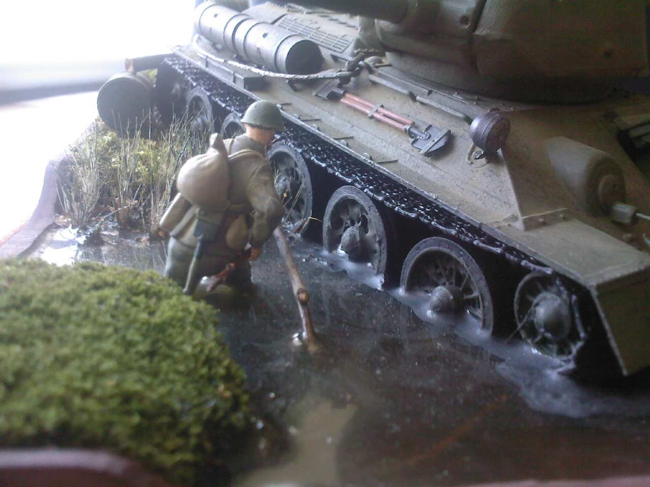 Т-34-85 - застрял...