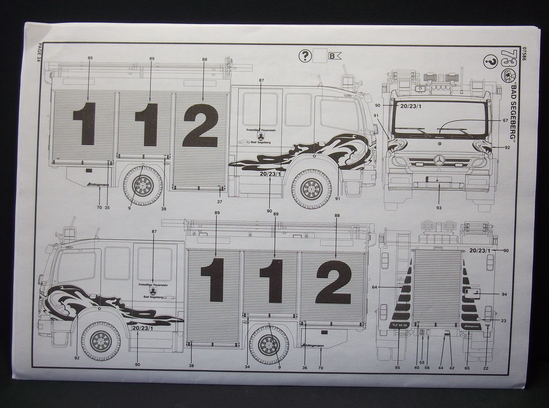 Schlingmann TLF 16/25 Mercedes Benz Atego