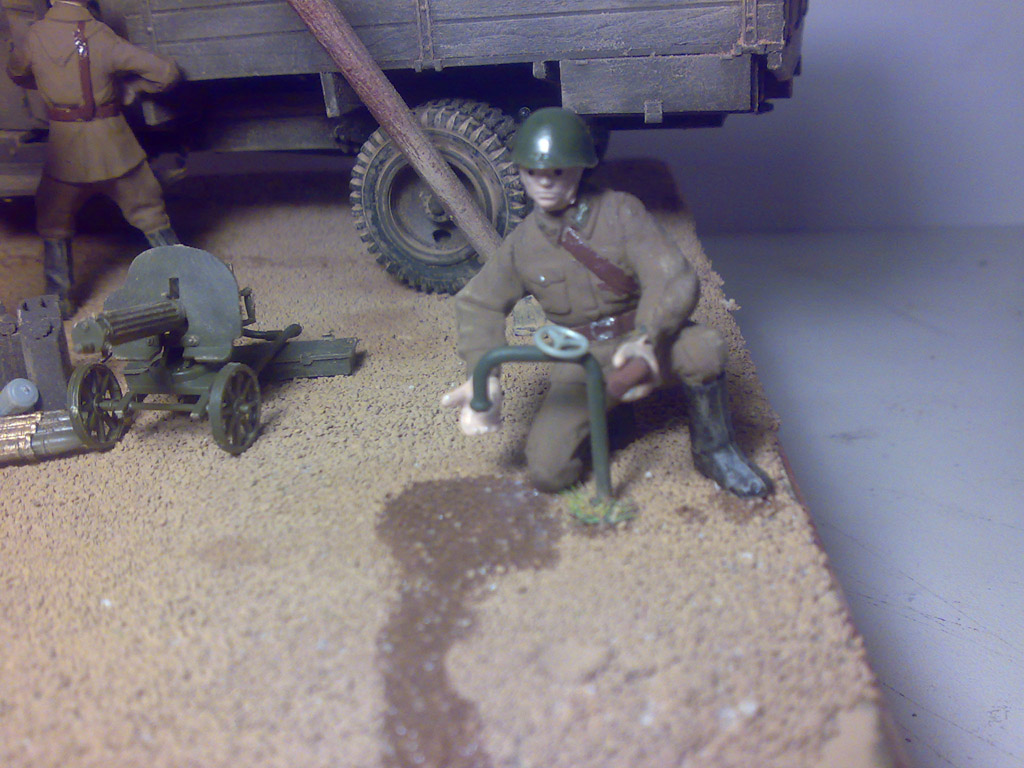 Диорама "Весна 1945 го" масштаб 1 :35