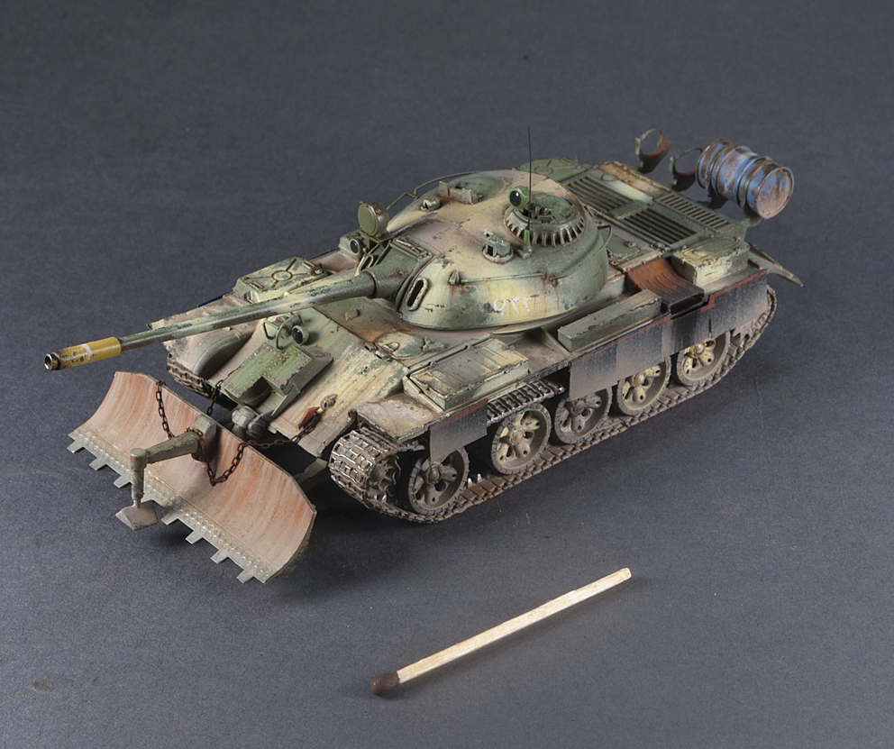 T-55 with BTU-55 (Iraq) — Каропка.ру — стендовые модели, военная миниатюра