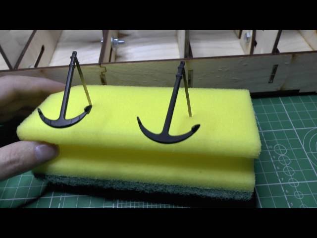 Новый стапель. Исправил шток. Выбор якоря.