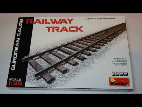 Набор MiniArt №35561  Европейское железнодорожное полотно