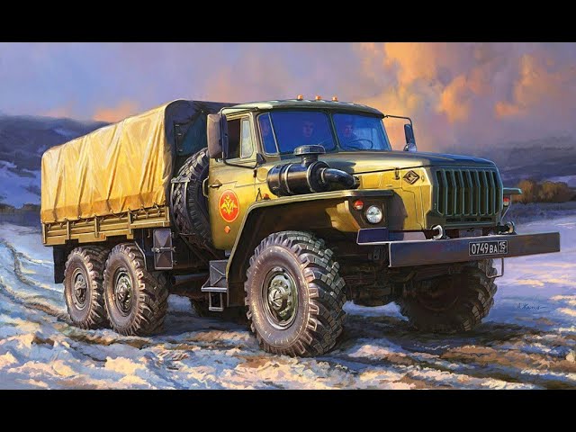 Покраска Уралов. Смывка и масляные точки.