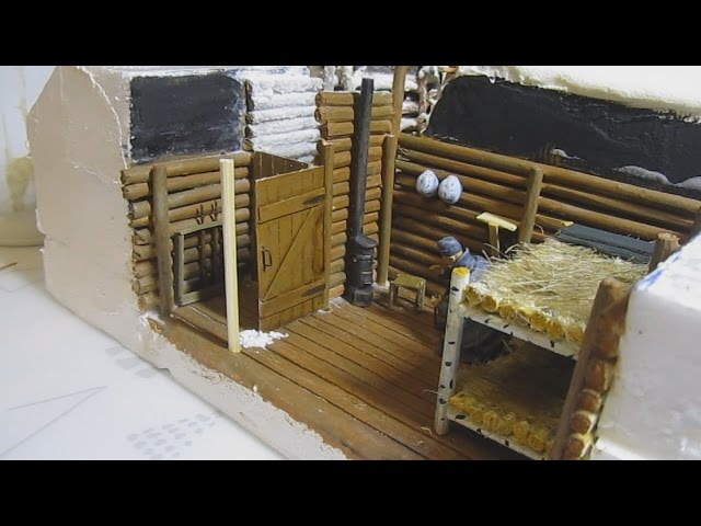 Зимняя диорама 1.6 (ФИНАЛ). Стендовый моделизм. Масштабный моделизм