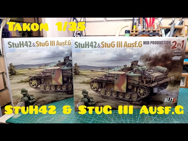 ОБЗОР! StuH42 & StuG III Ausf.G, Takom 1/35. REVIEW!