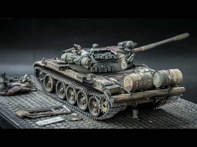 Как сделать брезентовую скатку для модели танка, при помощи клея ПВА