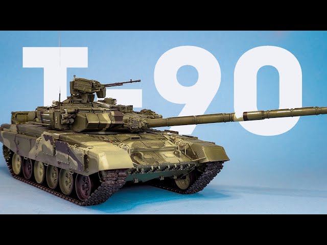 Сборка модели Т-90, Звезда, 1:35 масштаб