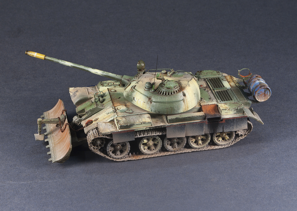 T-55 with BTU-55 (Iraq) — Каропка.ру — стендовые модели, военная миниатюра