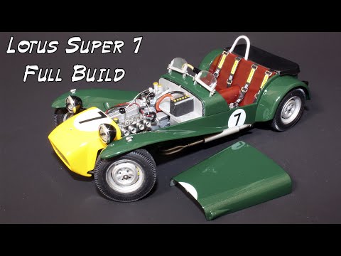 Full Building 1/24 Lotus Super 7 Step by step  (フルビル1/24ロータス-スーパー7ステップ-バイ-ステップ)