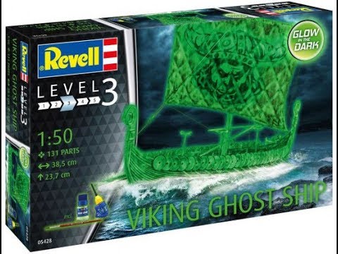 Корабль-призрак Викингов "светящийся в темноте" / Viking Ship Drakkar  REVELL 05428 1/50.