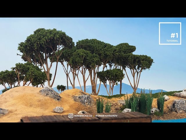 Создание реалистичных деревьев для диорамы. Часть 1