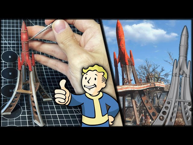 Diorama Fallout Red Rocket Station Part 1