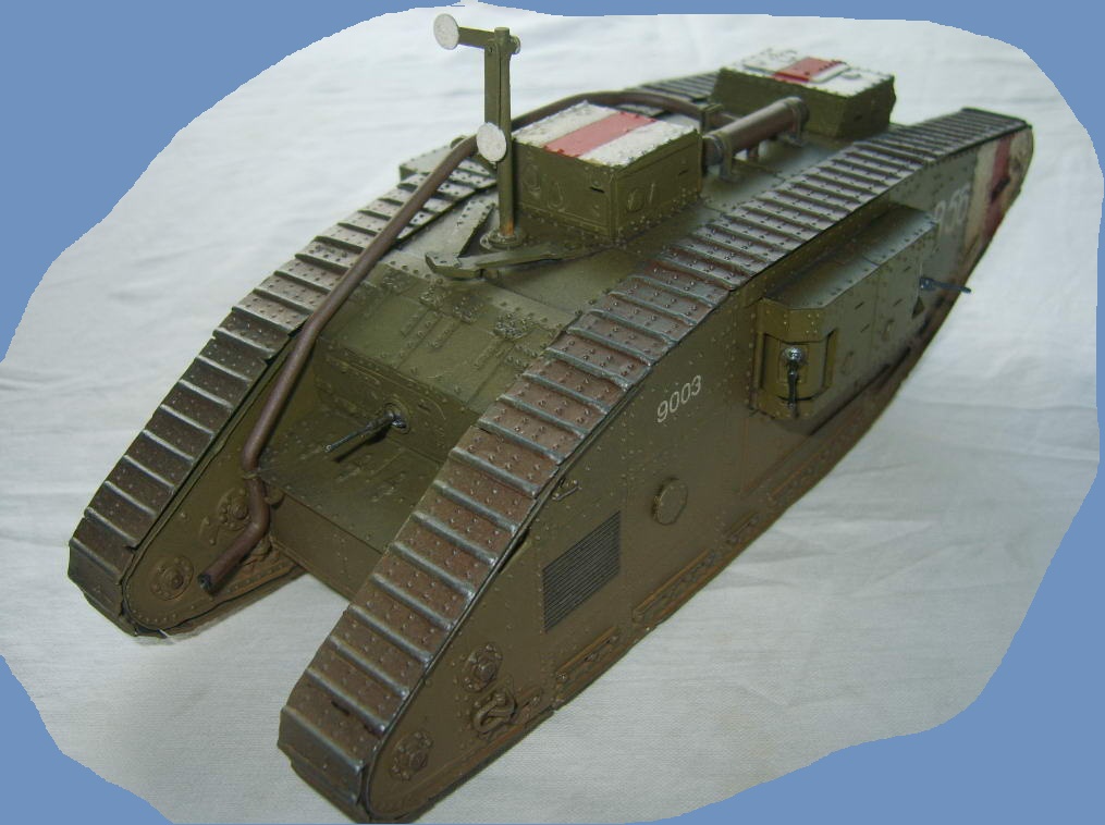 Английский танк I МВ МК-V composite ( Interus 1/35)