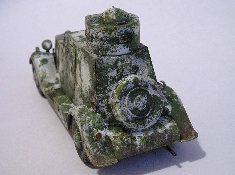 БА-20 в зимнем камуфляже