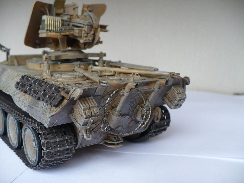 Bergepanther. flak 37