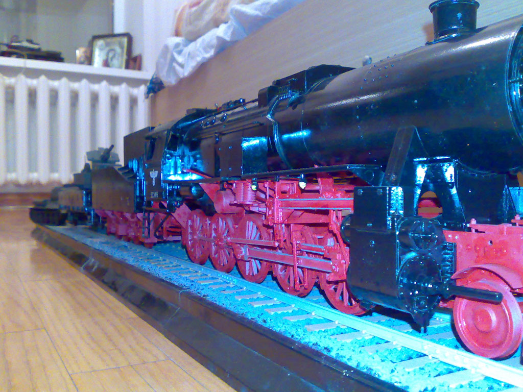 паравоз в масштабе 1:35 от трампетера