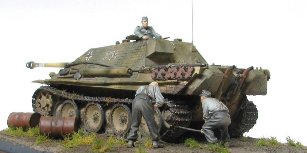 Jagdpanther, полевой ремонт