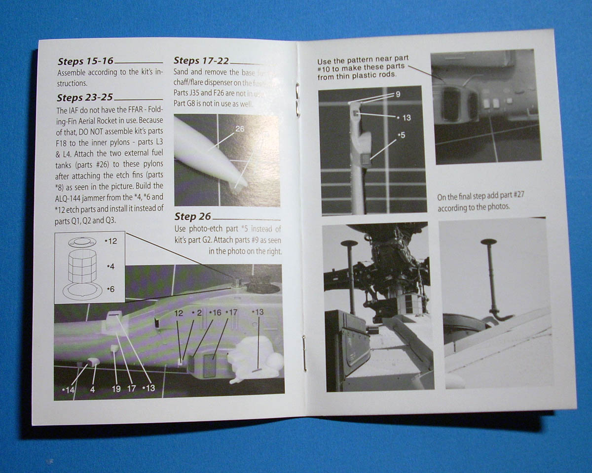 conversion set AH-64D SARAF 1/48 resin + decals