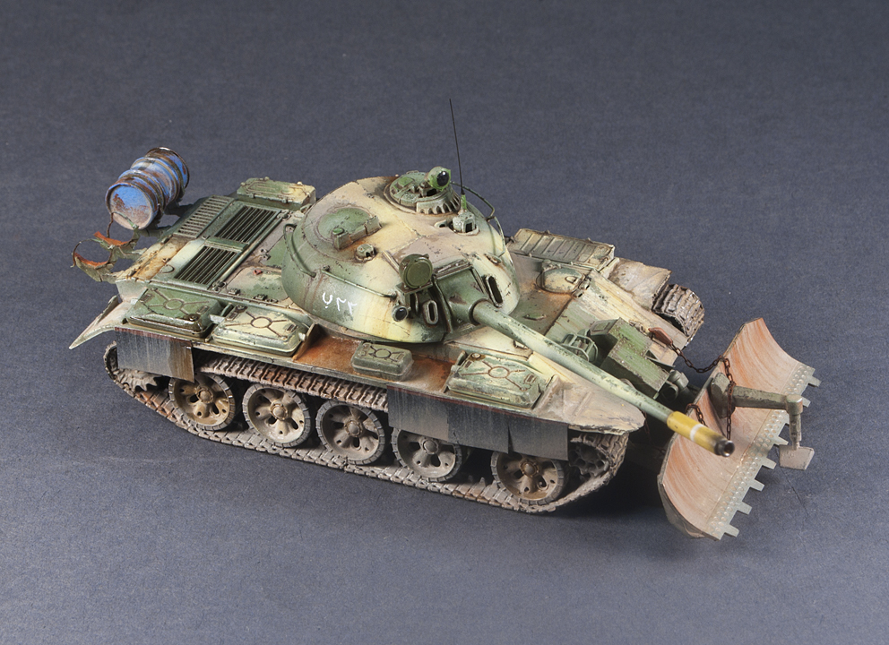 T-55 with BTU-55 (Iraq) — Каропка.ру — стендовые модели, военная миниатюра