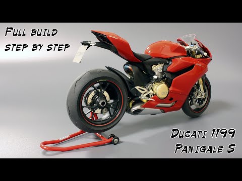 Full Building Ducati 1199 Panigale S 1/12 step by step