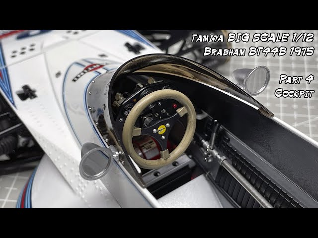 Big Scale Series 1/12th Brabham BT44B 1975  Part 4  Cockpit