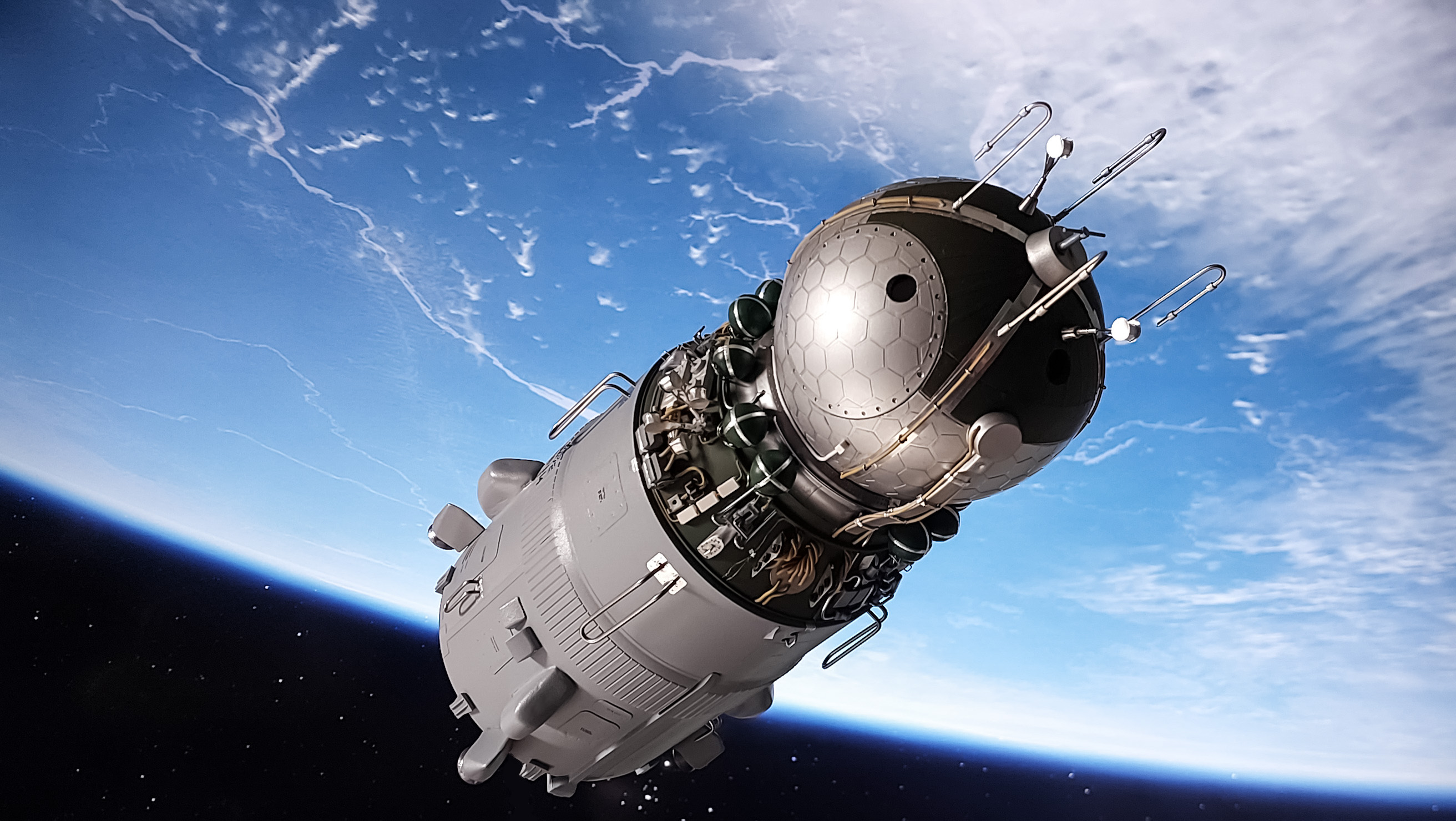 Космический корабль Восток-1 — Каропка.ру — стендовые модели, военная ...