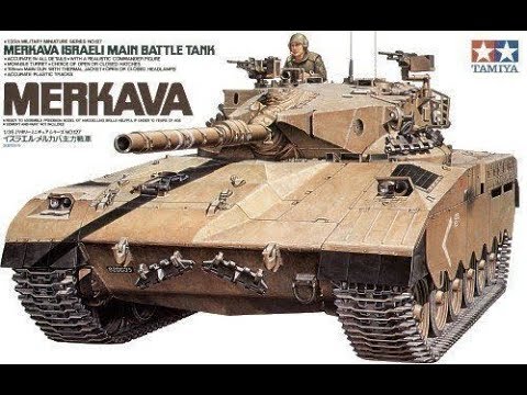 Обзор модели 1983 года MERKAVA от TAMIYA.