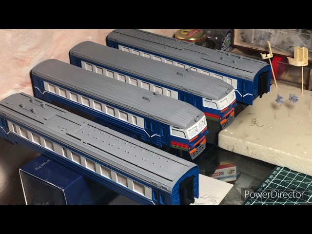 Сборка электрички ЭР9Т-691