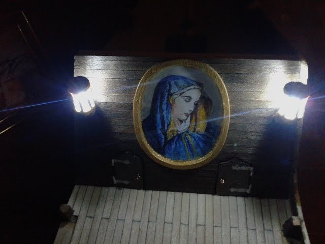 Галеон - свет в ночи. Galeon - luz en la noche.