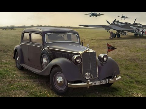 Обзор сборной модели 1/35 Mercedes-Benz Typ 320 Saloon от ICM - НОВИНКА 2016! Машина Штирлица