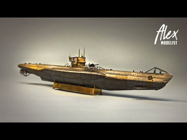 СБОРКА И ПОКРАСКА ПОДЛОДКИ U-BOAT 7-B | ASSEMBLY AND PAINTING OF THE U-BOAT 7-B SUBMARINE 1/350