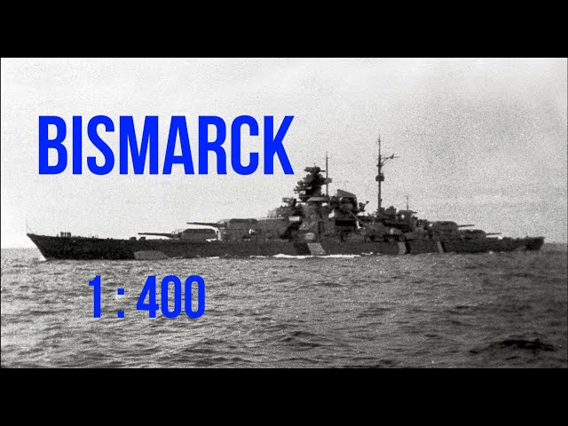 Судомодели. Линейный корабль "Бисмарк". (Ретро)