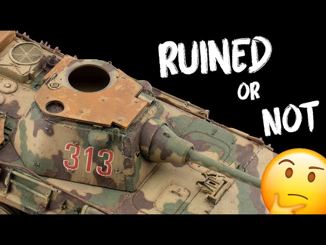 Сколы и ржавчина | Let’s make the Panther F ruined | RFM Panther F 1/35 (5045)