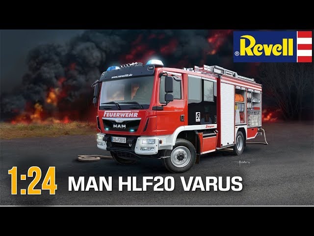 MAN HLF20 VARUS 4x4 :: 1/24 :: Revell :: Распаковка и обзор