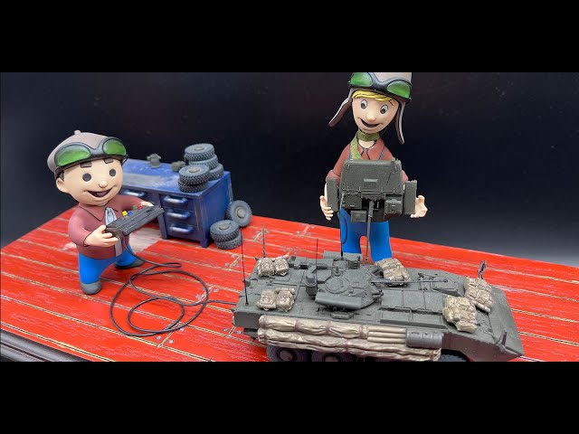 Смешно и потешно. Бумеранг, Винтик и Шпунтик- веселая диорама.