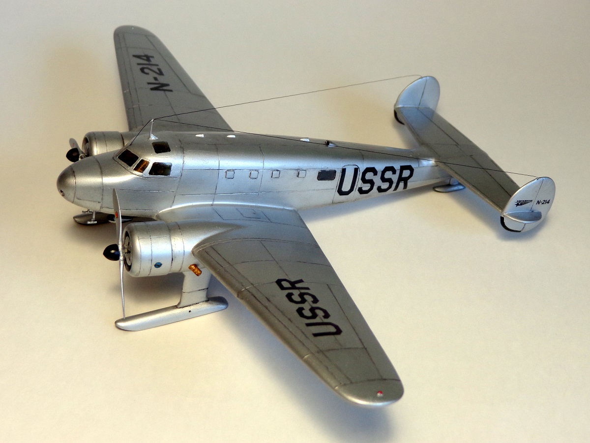 Локхид "Электра" L-10E USSR-N214 — Каропка.ру — стендовые модели ...