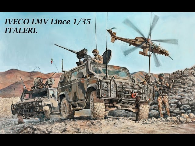 IVECO LMV Lince  ITALERI обзор модели