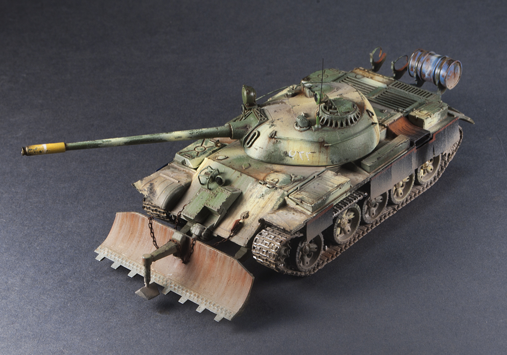 T-55 with BTU-55 (Iraq) — Каропка.ру — стендовые модели, военная миниатюра