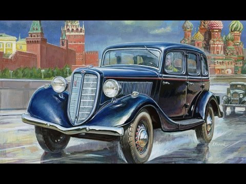 Обзор сборной модели 1/35 ГАЗ М1 "Эмка" от "Звезды" (Unboxing)