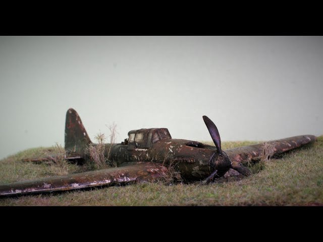 Диорама "Затерянный" - Ил-2 Штурмовик 1/72 |  Diorama IL - 2 Zvezda