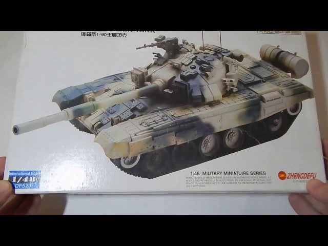 Обзор Т-90  1:48 .