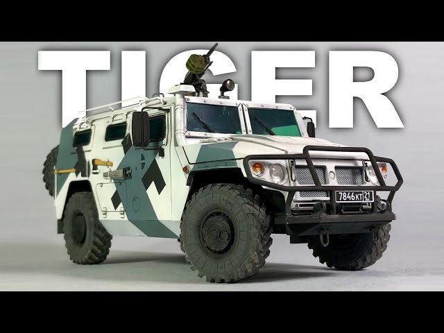 GAZ TIGER, Звезда, 1:35, Building and Painting