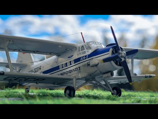Не модель, а конфетка! Сборка  Ан-2 в масштабе 1/144