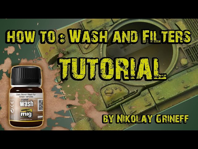 How to: filters and wash on AFV scale model. Как работать с фильтрами и смывкой на модели танка 1/35